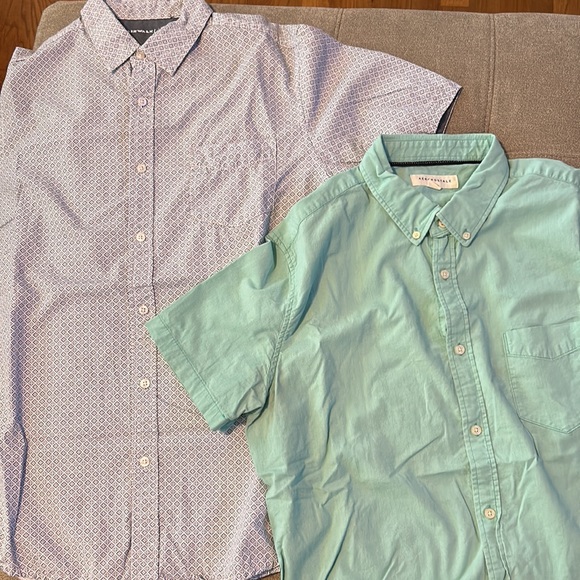 Men’s Summer clothes bundle- size L shirts, M shorts - Picture 2 of 11